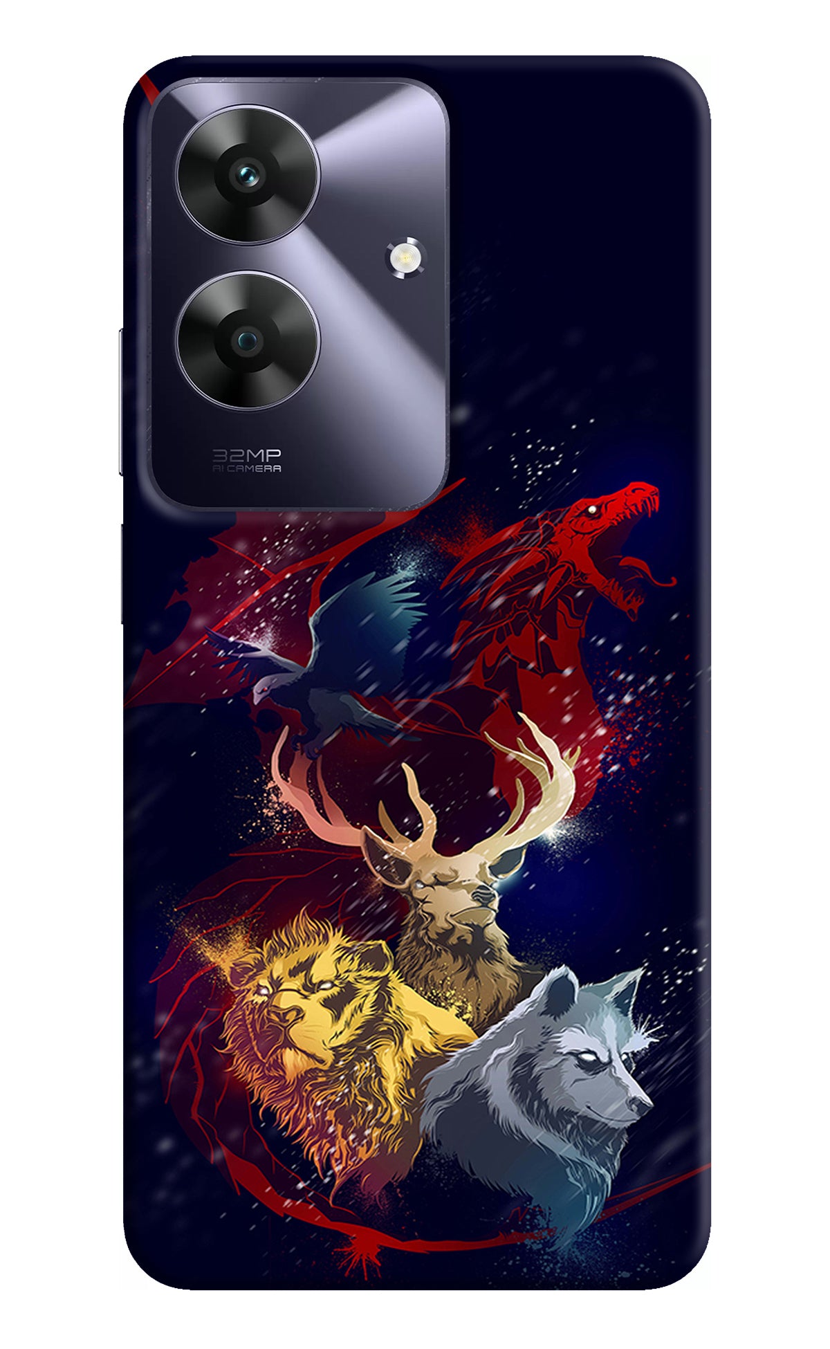 Game Of Thrones Realme C61 Back Cover