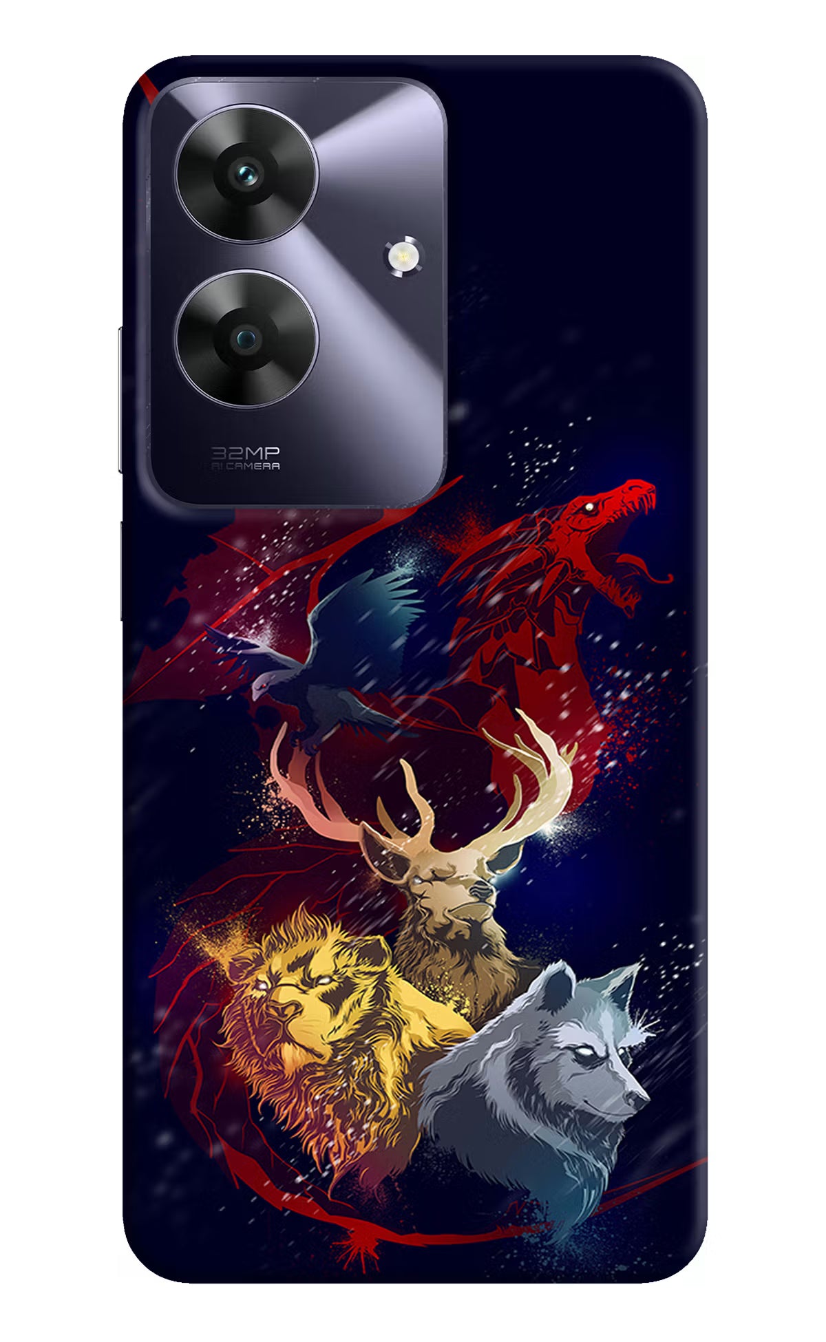 Game Of Thrones Realme C61 Hard Case Back Cover by Casekaro