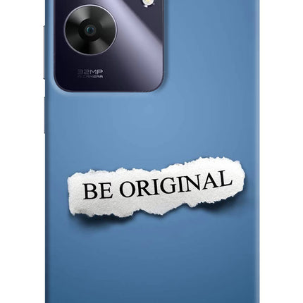Be Original Realme C61 Hard Case Back Cover by Casekaro