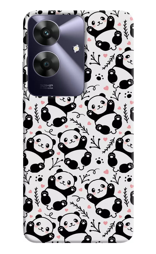 Cute Panda Realme C61 Hard Case Back Cover by Casekaro
