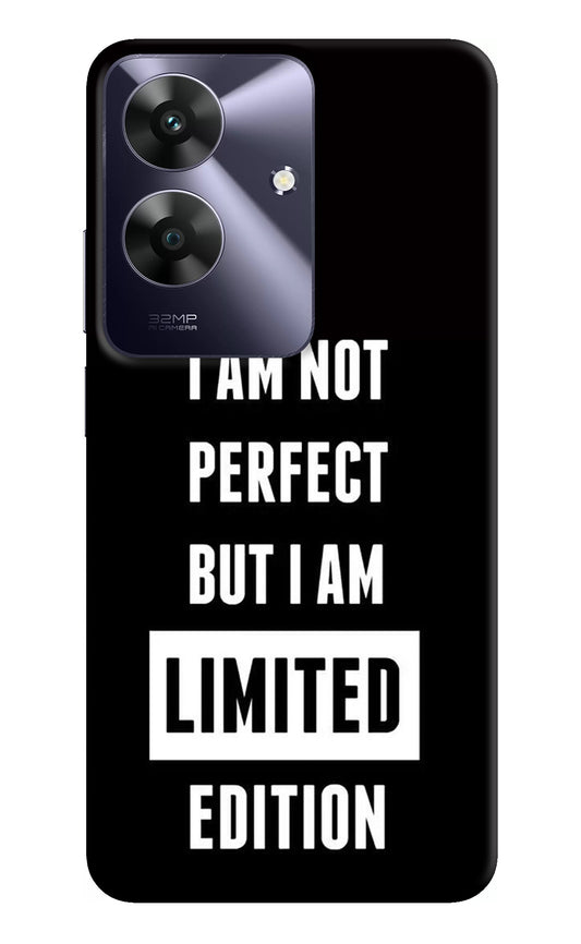 I Am Not Perfect But I Am Limited Edition Realme C61 Back Cover