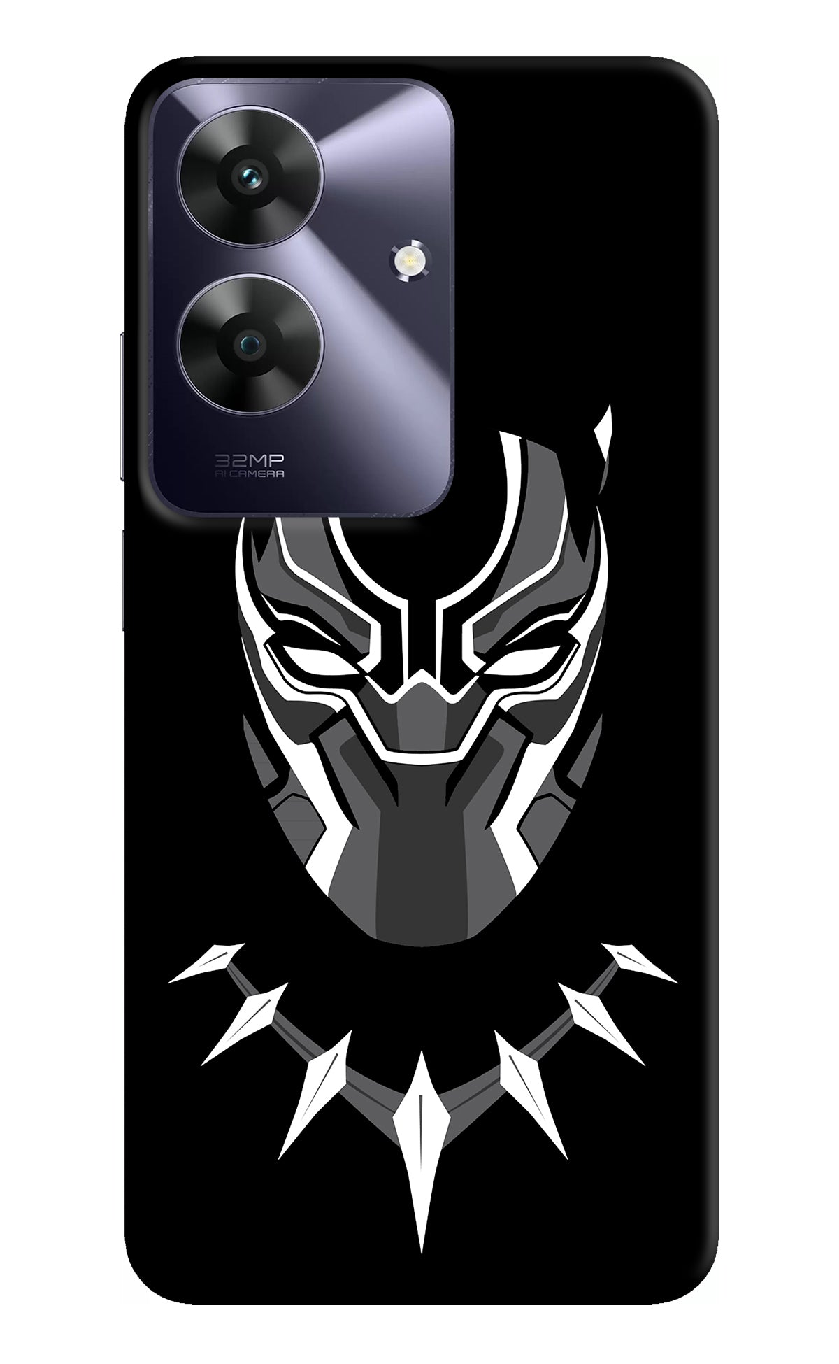 Black Panther Realme C61 Back Cover