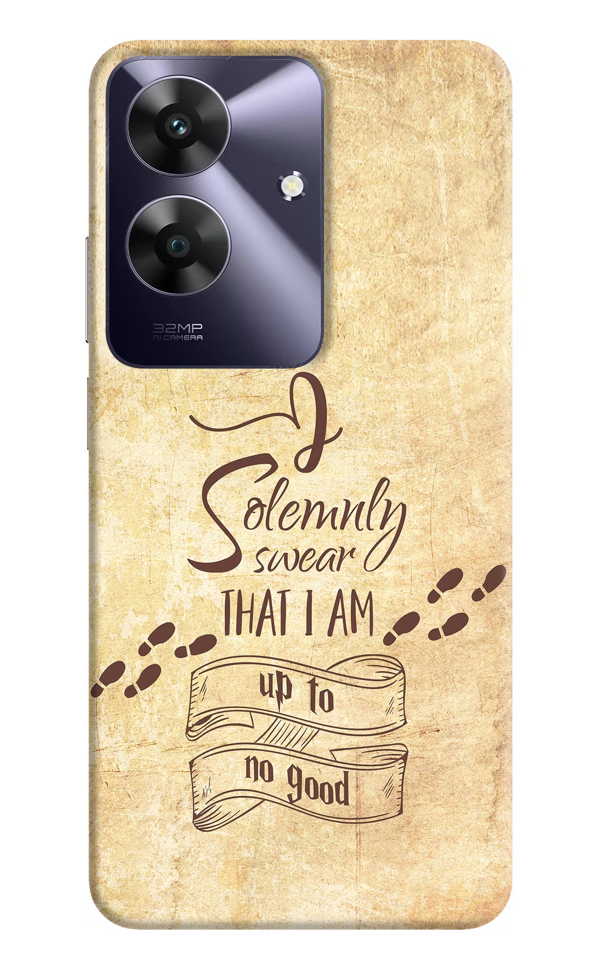 I Solemnly swear that i up to no good Realme C61 Hard Case Back Cover by Casekaro