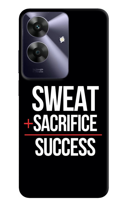 Sweat Sacrifice Success Realme C61 Back Cover