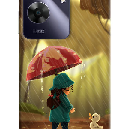 Rainy Day Realme C61 Hard Case Back Cover by Casekaro