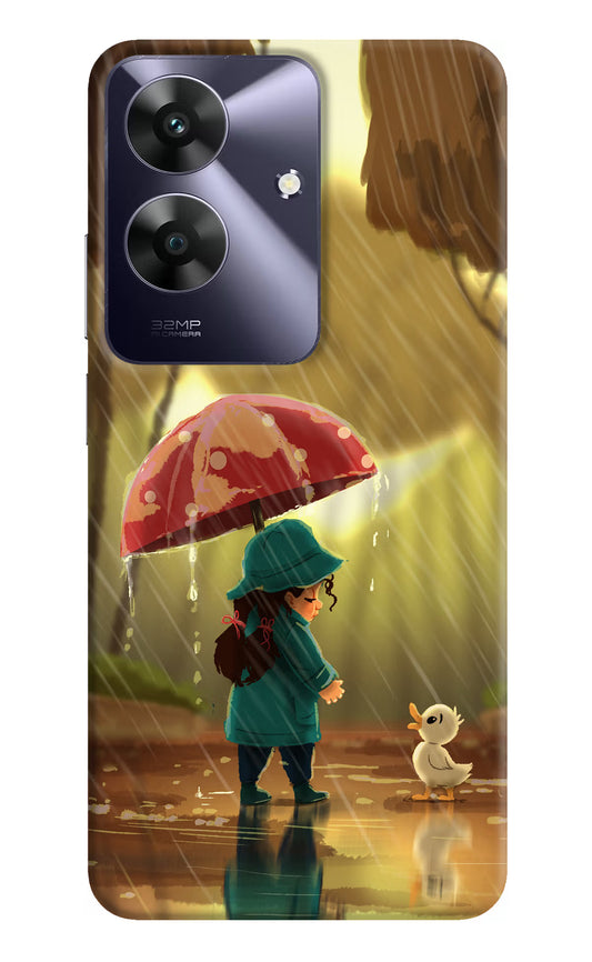 Rainy Day Realme C61 Hard Case Back Cover by Casekaro