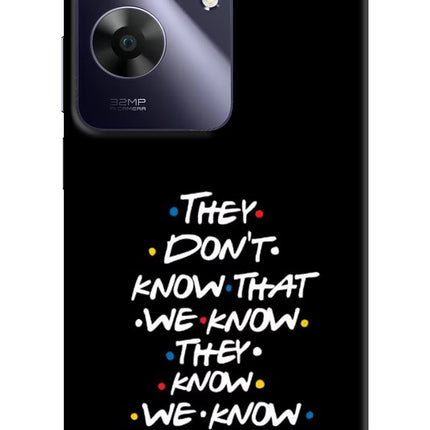 FRIENDS Dialogue Realme C61 Hard Case Back Cover by Casekaro