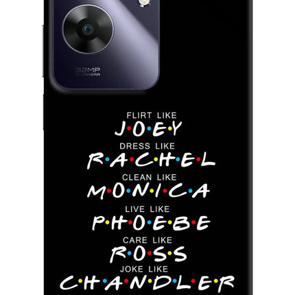 FRIENDS Character Realme C61 Hard Case Back Cover by Casekaro