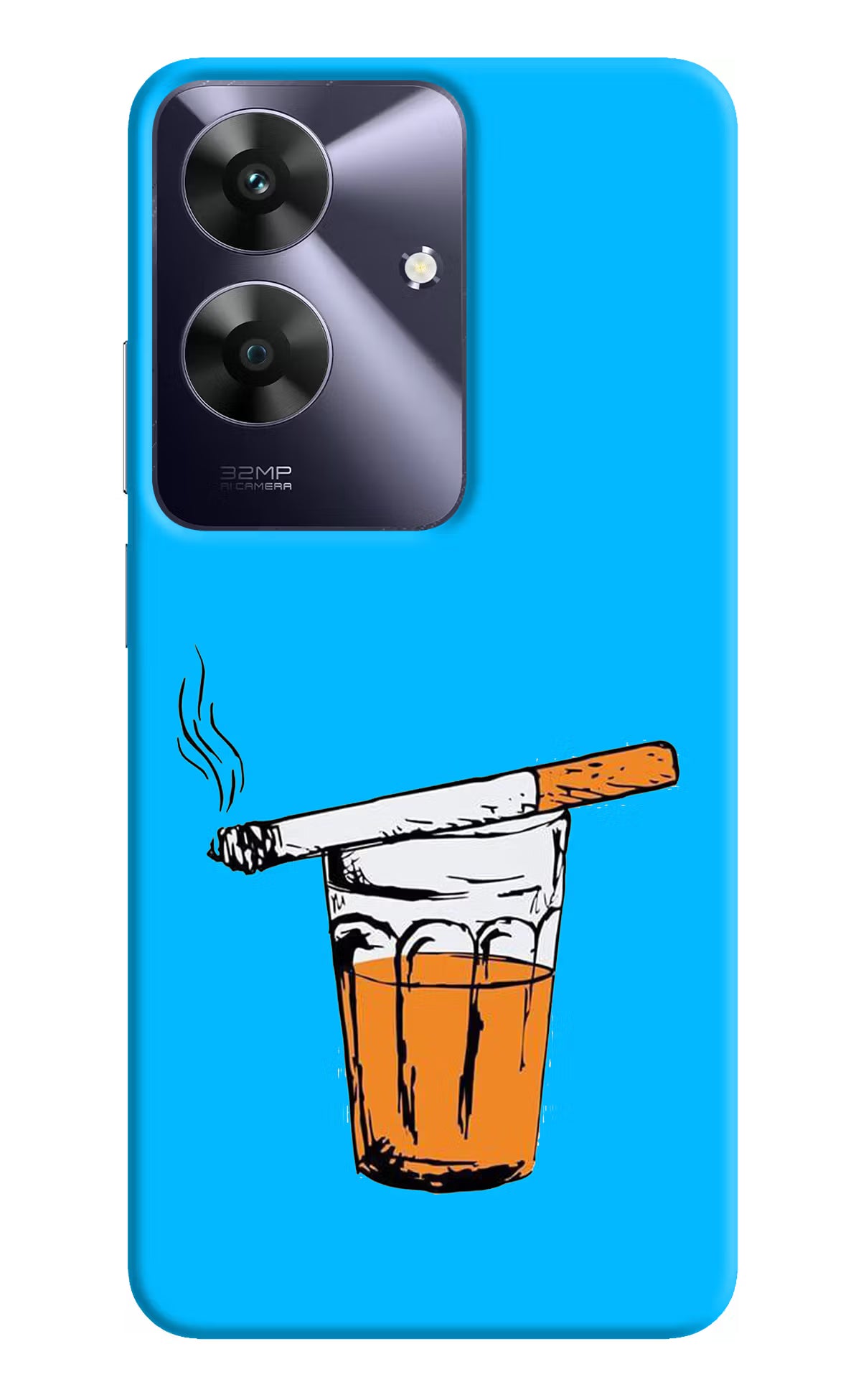 Chai Sutta Realme C61 Hard Case Back Cover by Casekaro