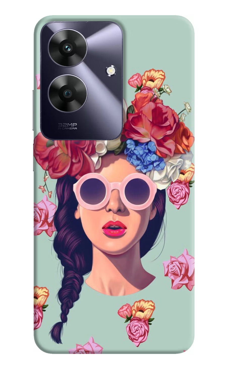 Pretty Girl Realme C61 Back Cover, Hard case