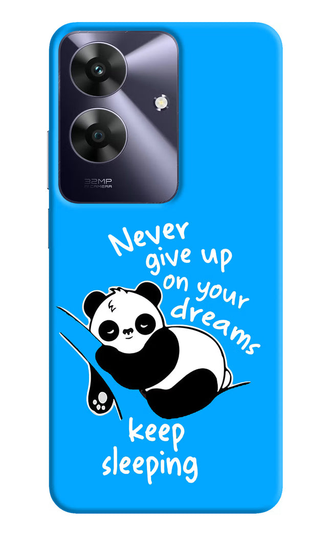 Keep Sleeping Realme C61 Hard Case Back Cover by Casekaro