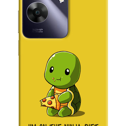 I'm on Ninja Diet Realme C61 Hard Case Back Cover by Casekaro