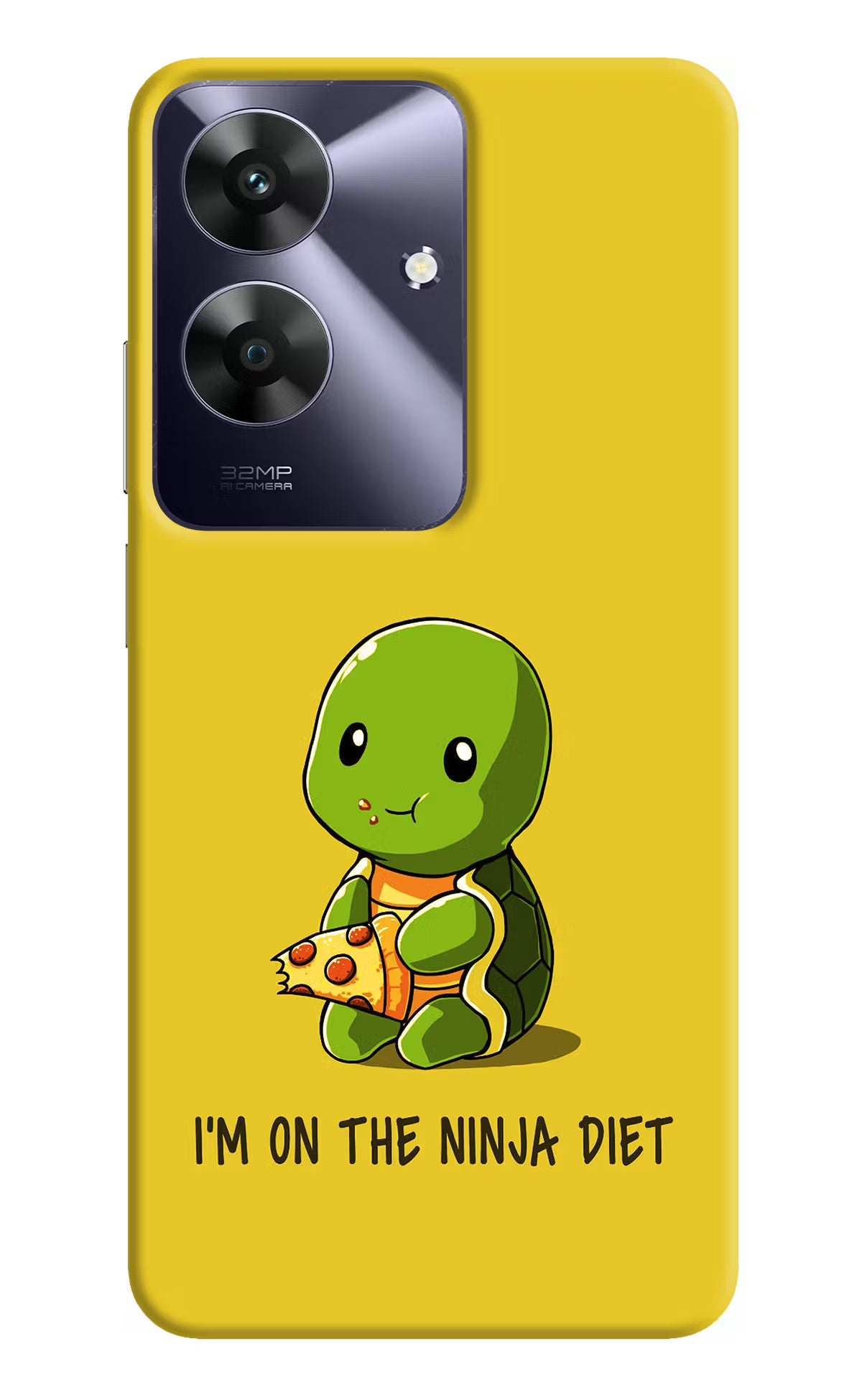 I'm on Ninja Diet Realme C61 Hard Case Back Cover by Casekaro