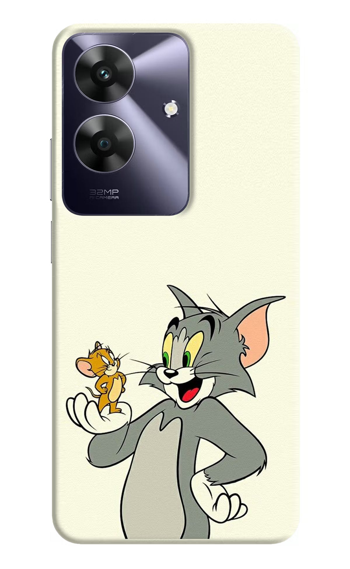 Tom & Jerry Realme C61 Hard Case Back Cover by Casekaro