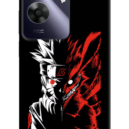 Naruto Two Face Realme C61 Hard Case Back Cover by Casekaro