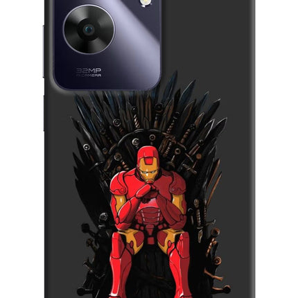 Ironman Throne Realme C61 Hard Case Back Cover by Casekaro