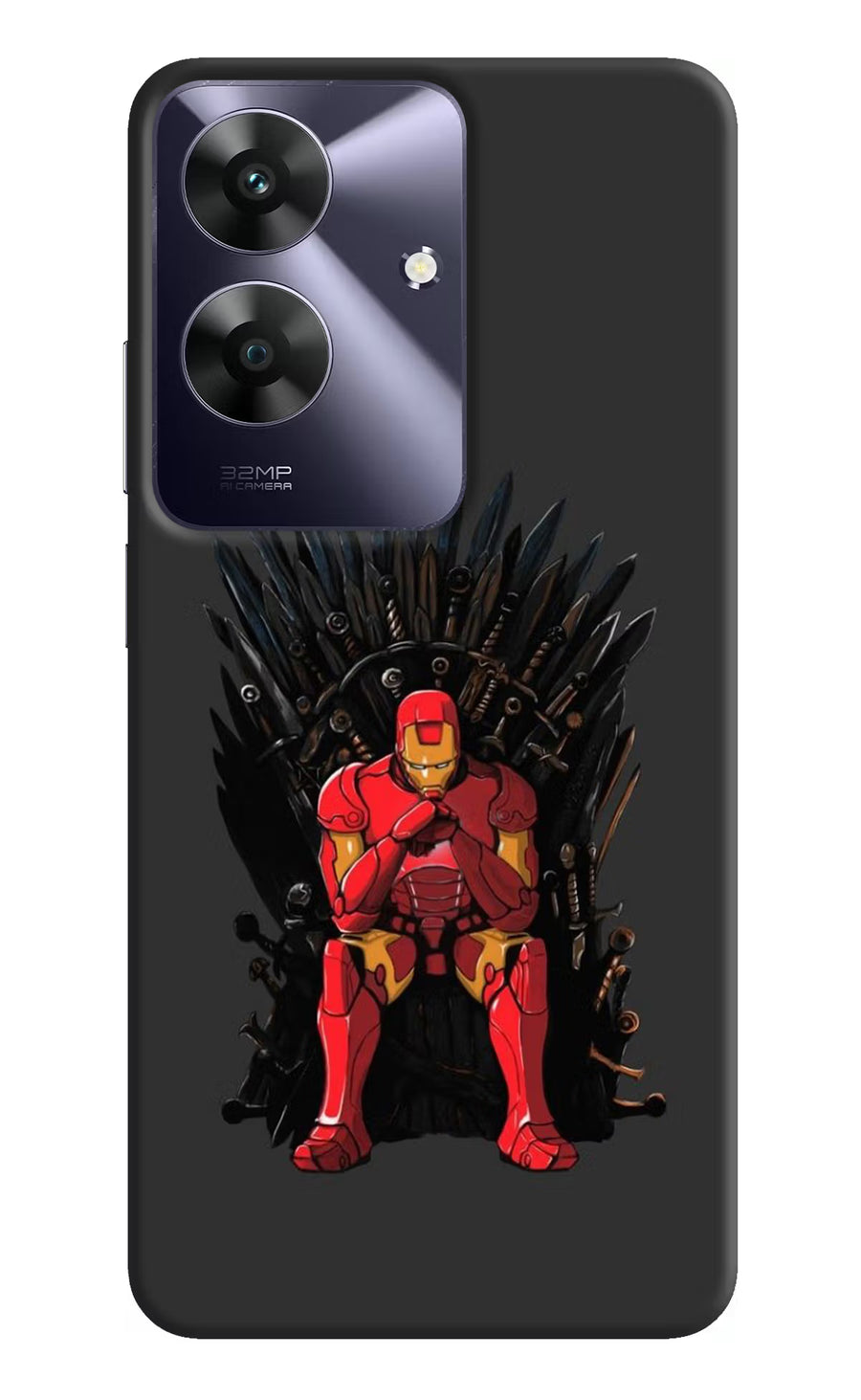 Ironman Throne Realme C61 Back Cover, Hard case
