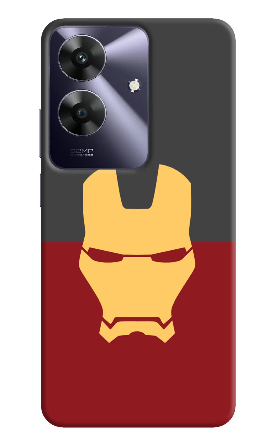 Ironman Realme C61 Back Cover, Hard case