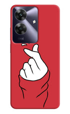 Korean Love Sign Realme C61 Hard Case Back Cover by Casekaro