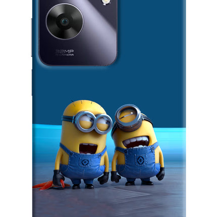 Minion Laughing Realme C61 Hard Case Back Cover by Casekaro