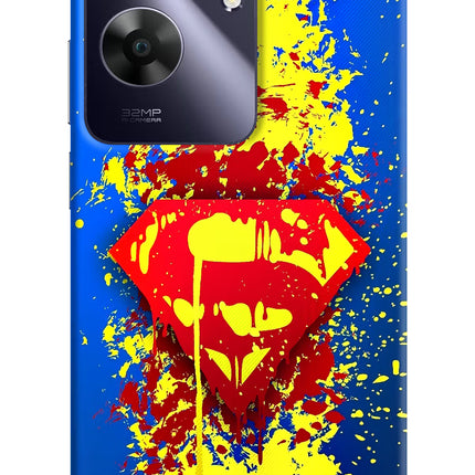 Superman logo Realme C61 Hard Case Back Cover by Casekaro