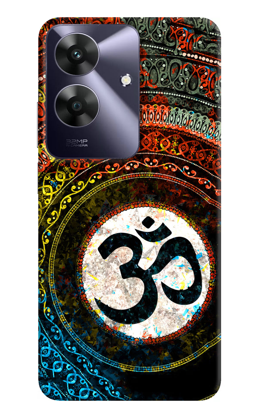 Om Cultural Realme C61 Back Cover, Hard case