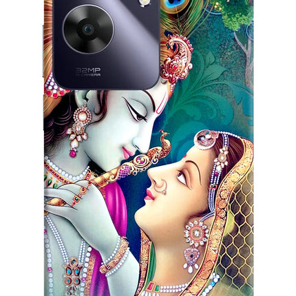 Lord Radha Krishna Realme C61 Hard Case Back Cover by Casekaro