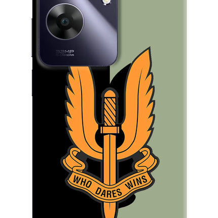 Balidan Logo Realme C61 Hard Case Back Cover by Casekaro