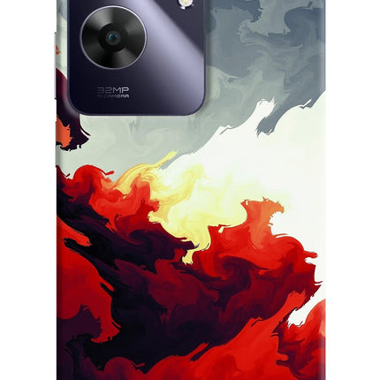 Fire Cloud Realme C61 Hard Case Back Cover by Casekaro