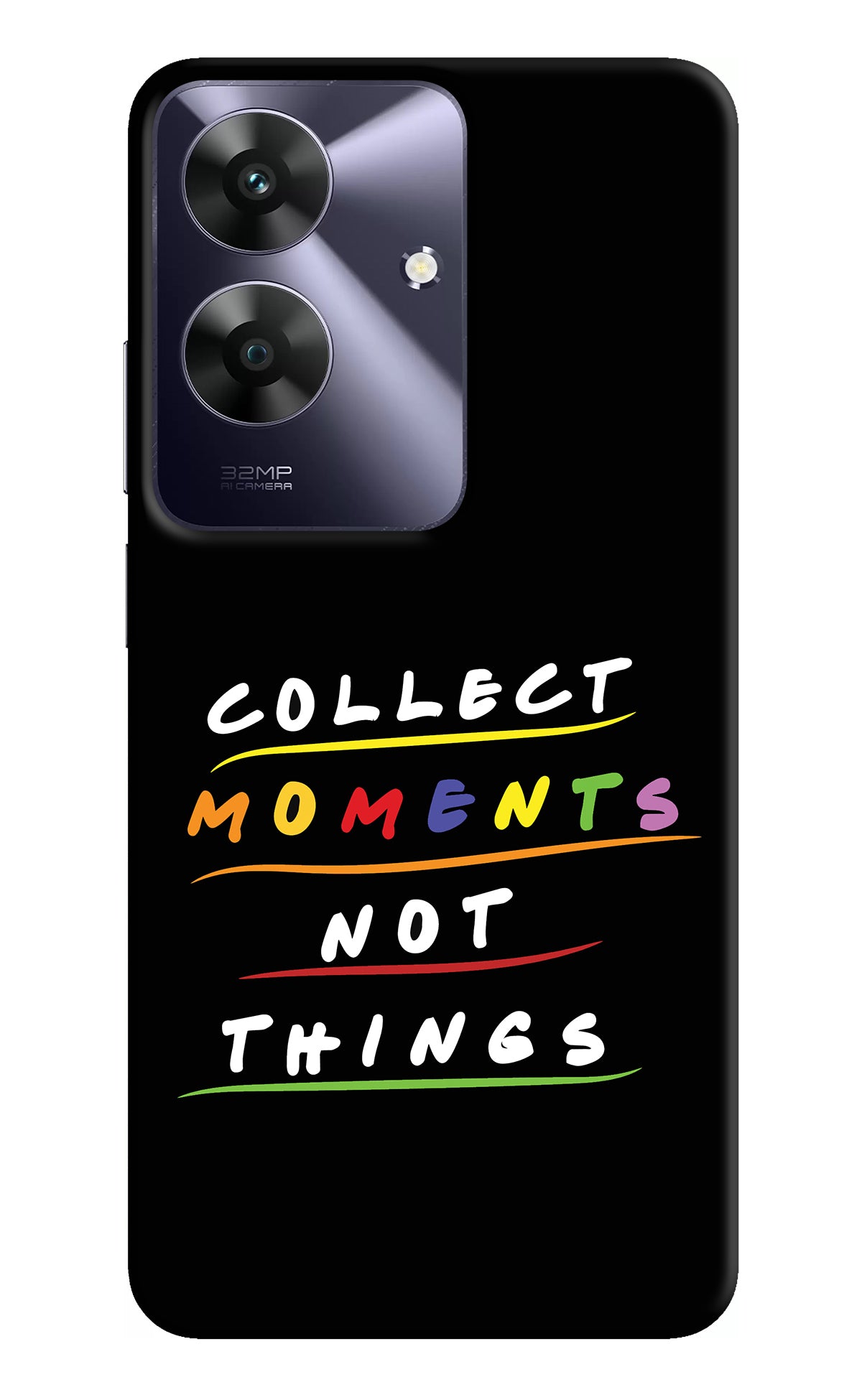 Collect Moments Not Things Realme C61 Back Cover