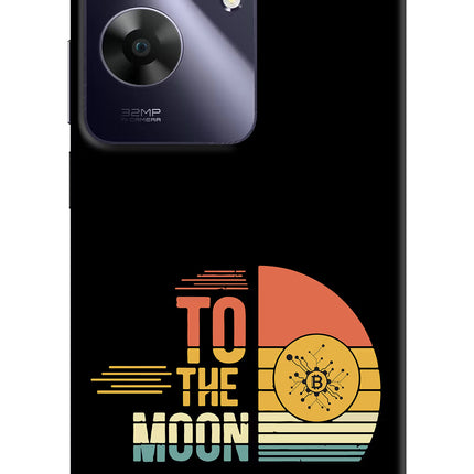 To the Moon Realme C61 Hard Case Back Cover by Casekaro