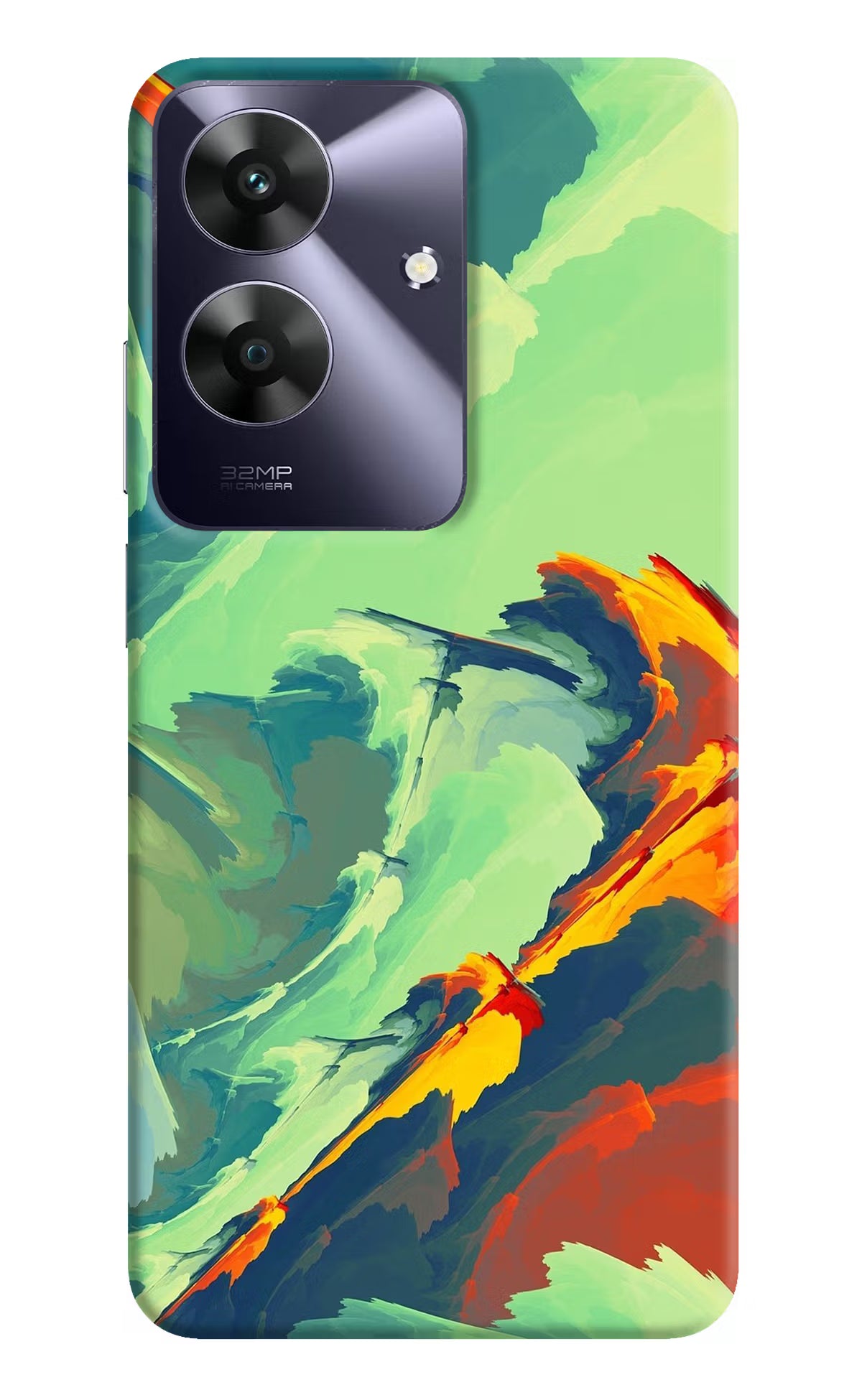 Paint Art Realme C61 Hard Case Back Cover by Casekaro