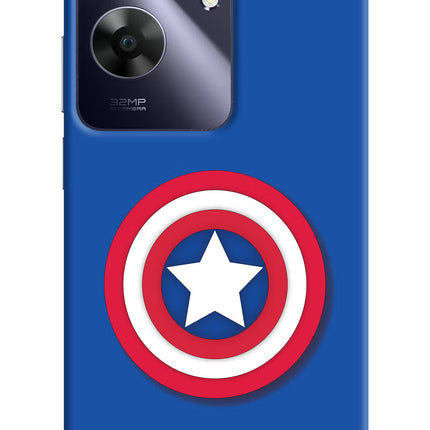 Shield Realme C61 Hard Case Back Cover by Casekaro