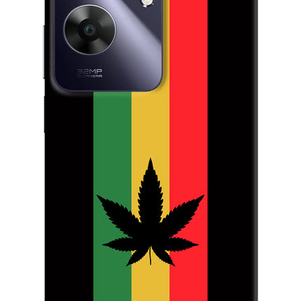 Weed Flag Realme C61 Hard Case Back Cover by Casekaro