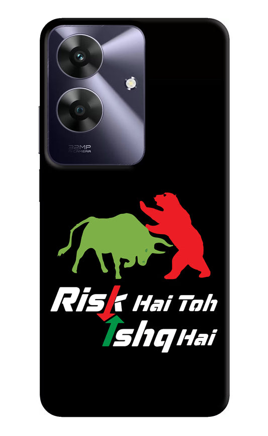Risk Hai Toh Ishq Hai Realme C61 Hard Case Back Cover by Casekaro