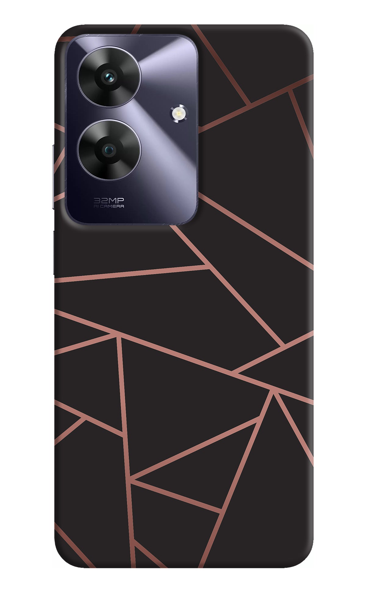 Geometric Pattern Realme C61 Back Cover