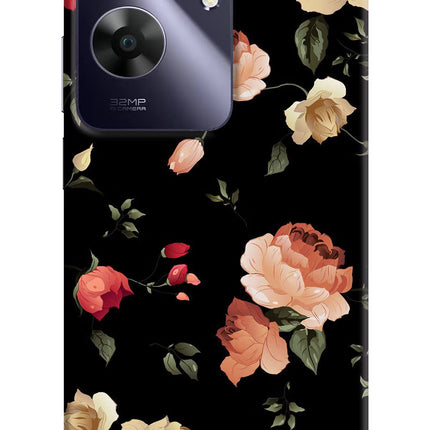 Flowers Realme C61 Hard Case Back Cover by Casekaro