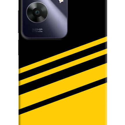 Yellow Shades Realme C61 Hard Case Back Cover by Casekaro