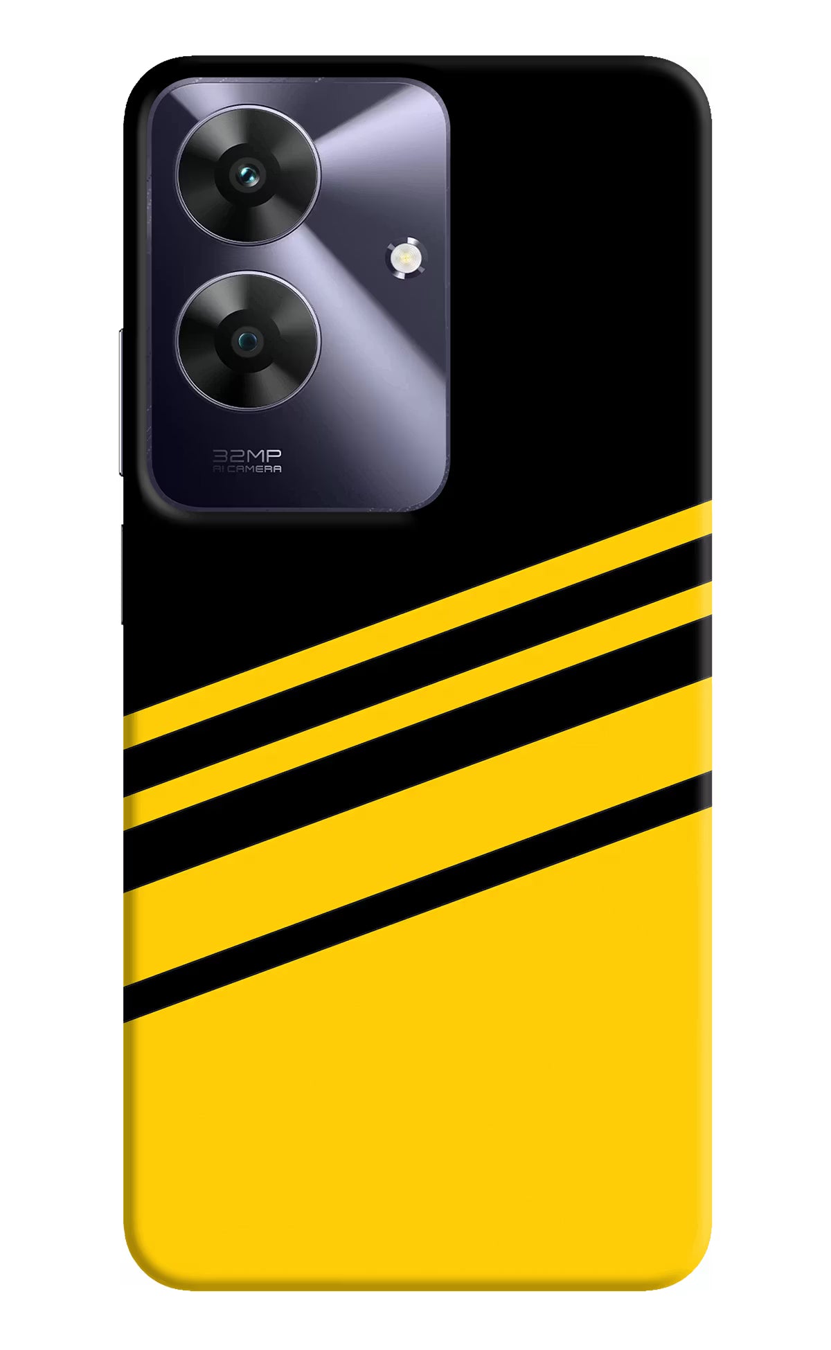 Yellow Shades Realme C61 Hard Case Back Cover by Casekaro
