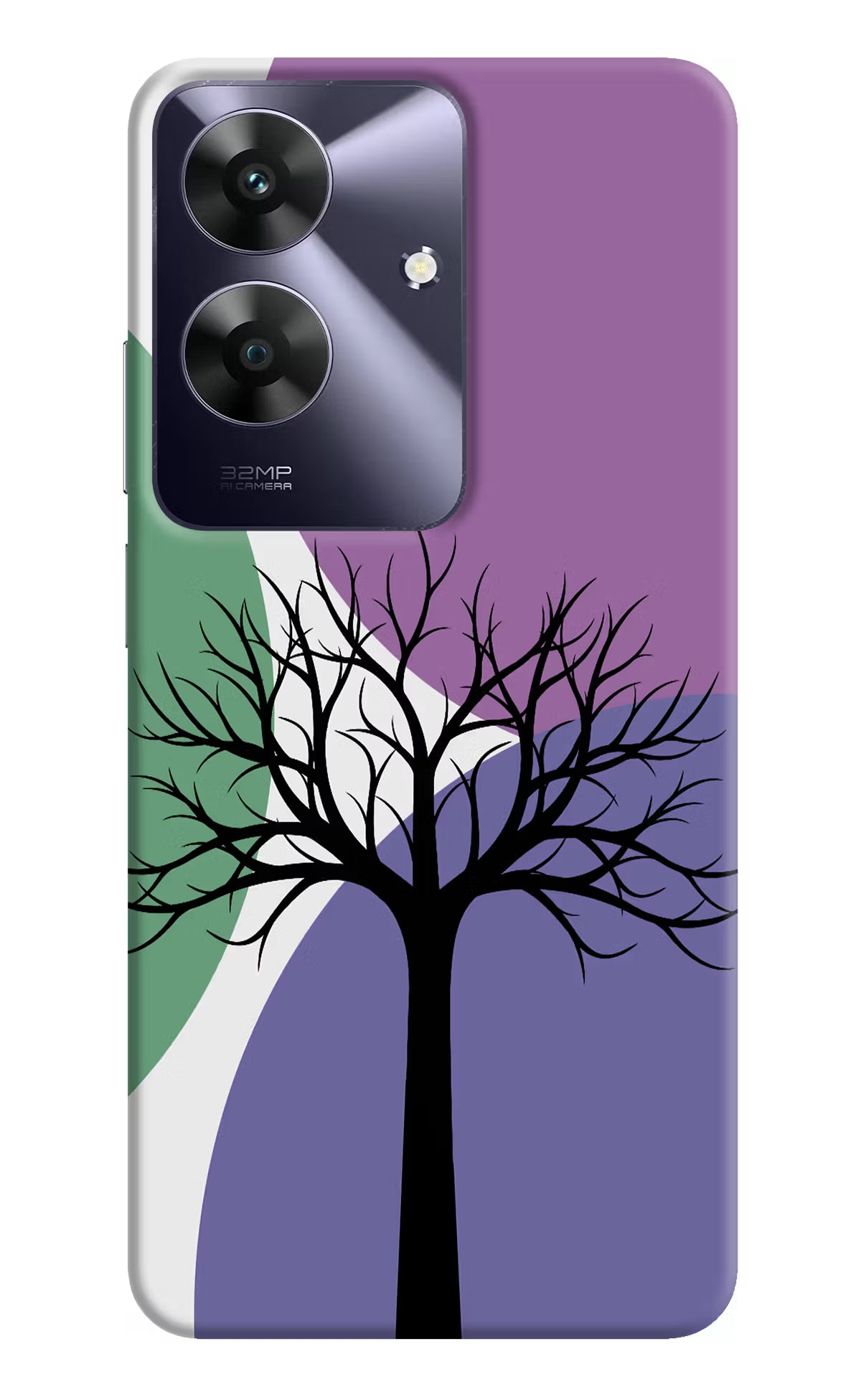 Tree Art Realme C61 Hard Case Back Cover by Casekaro