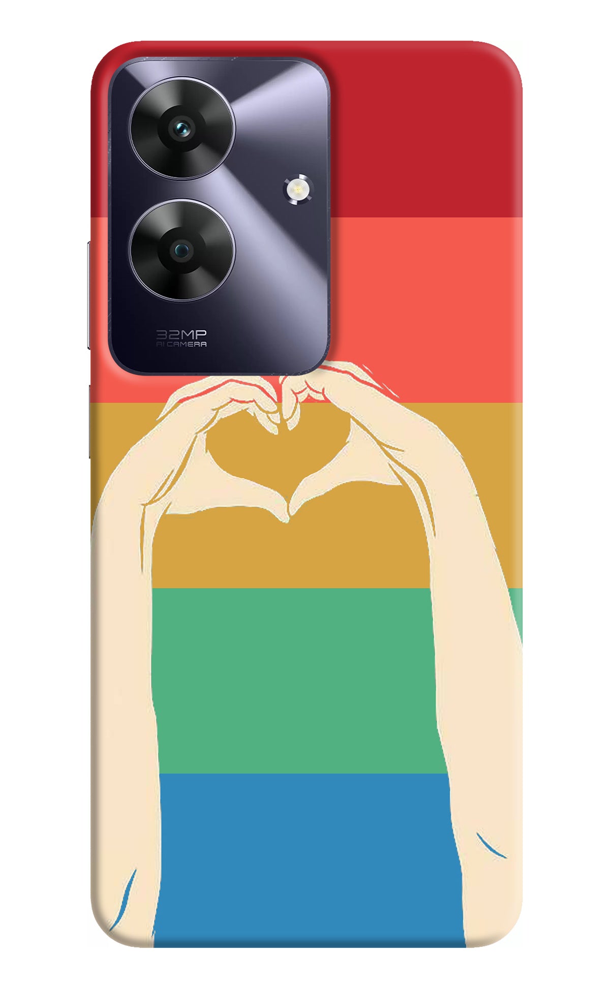 Vintage Love Realme C61 Back Cover