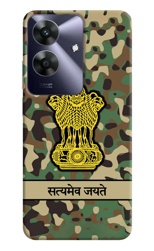 Satyamev Jayate Army Realme C61 Hard Case Back Cover by Casekaro