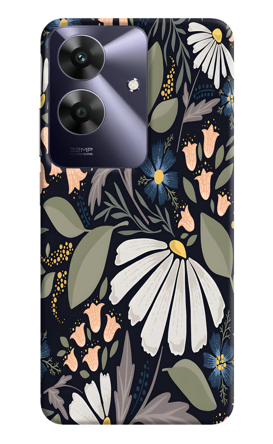 Flowers Art Realme C61 Hard Case Back Cover by Casekaro