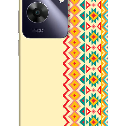 Ethnic Seamless Realme C61 Hard Case Back Cover by Casekaro