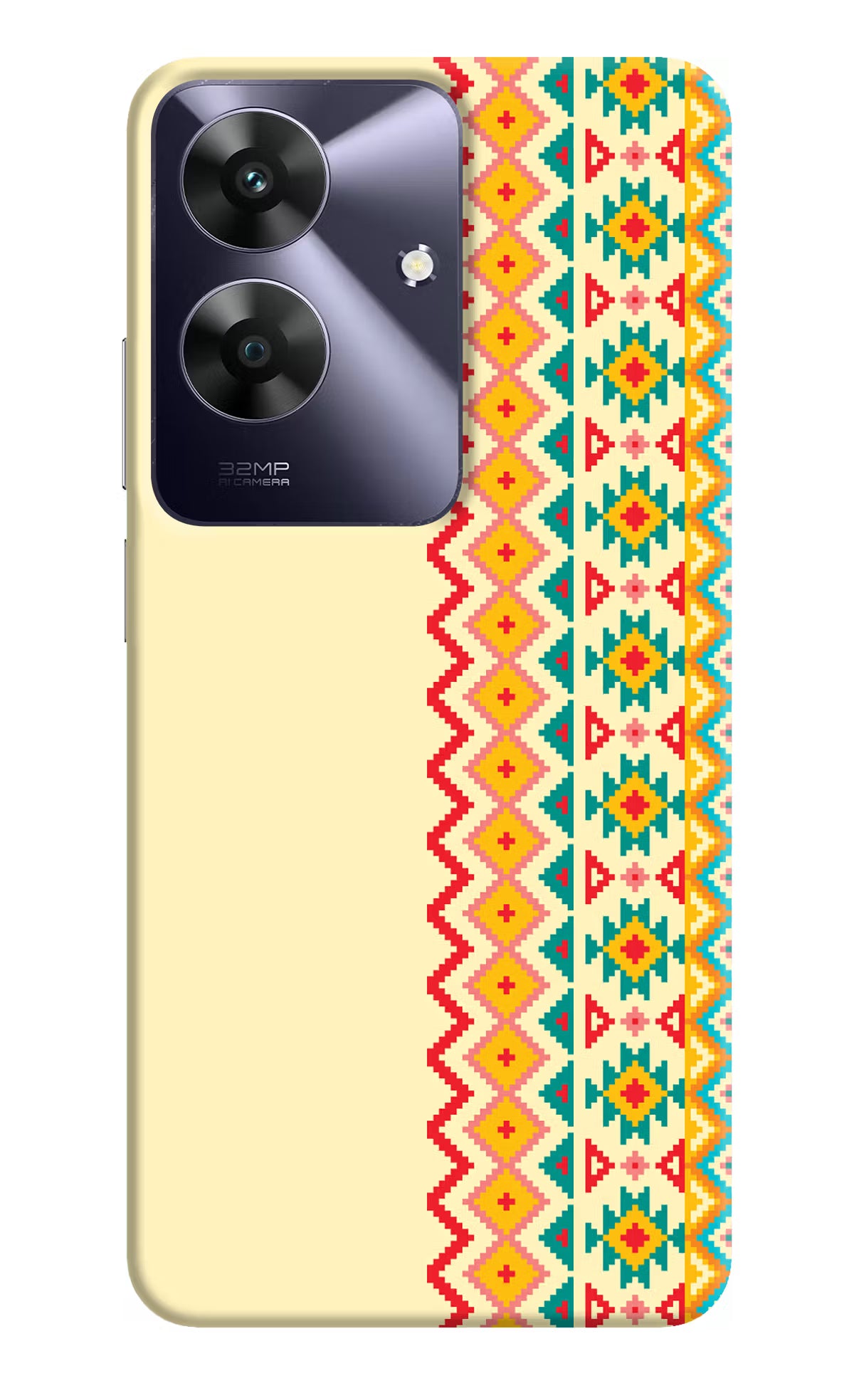 Ethnic Seamless Realme C61 Hard Case Back Cover by Casekaro