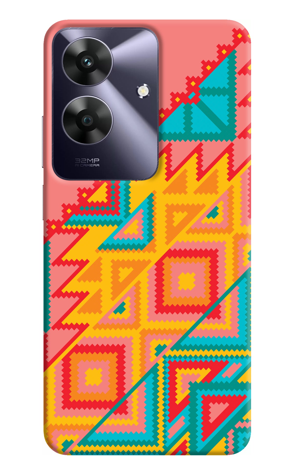 Aztec Tribal Realme C61 Back Cover