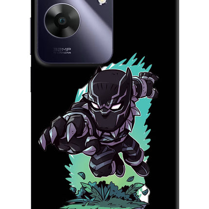 Black Panther Realme C61 Hard Case Back Cover by Casekaro