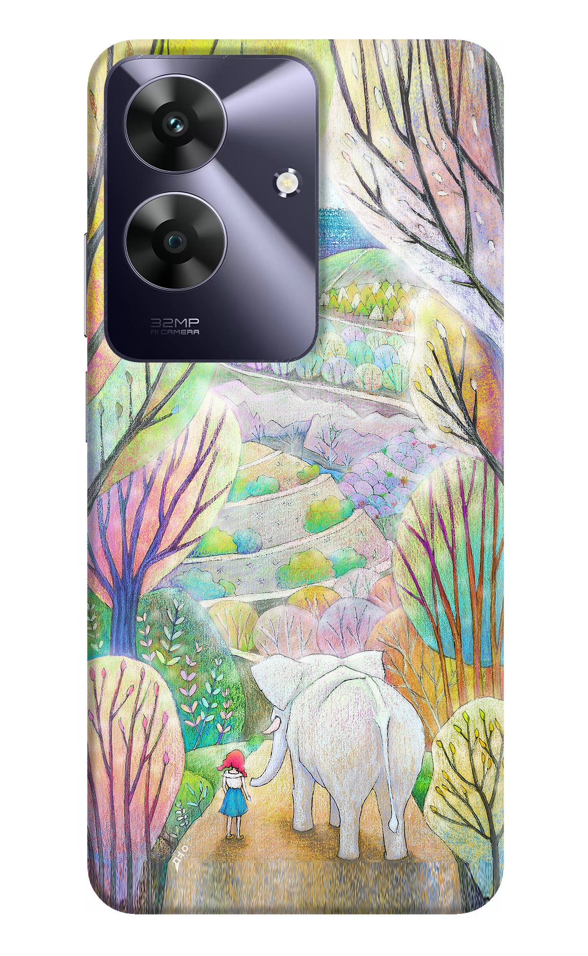 Nature Painting Realme C61 Back Cover