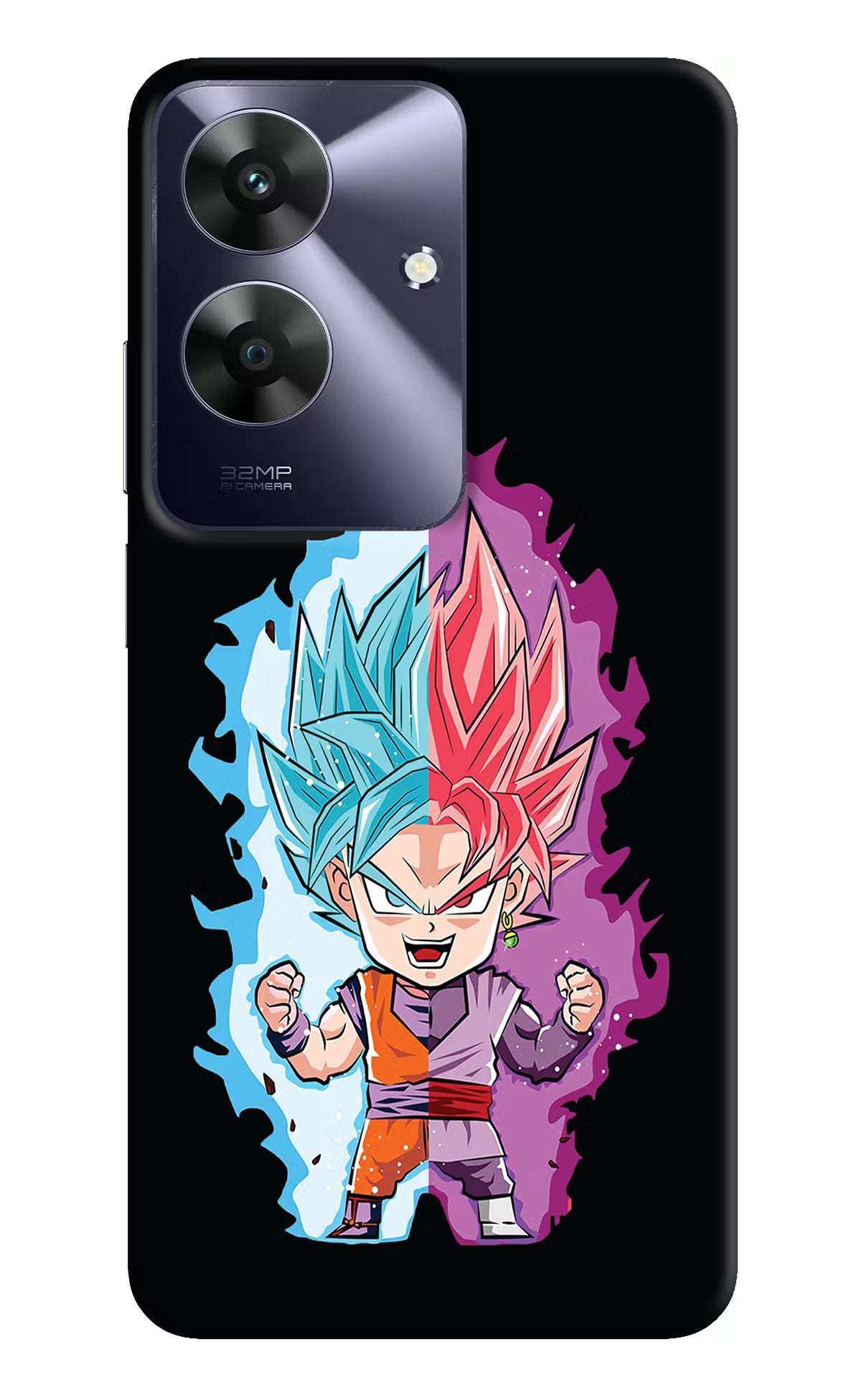 Chota Goku Realme C61 Hard Case Back Cover by Casekaro