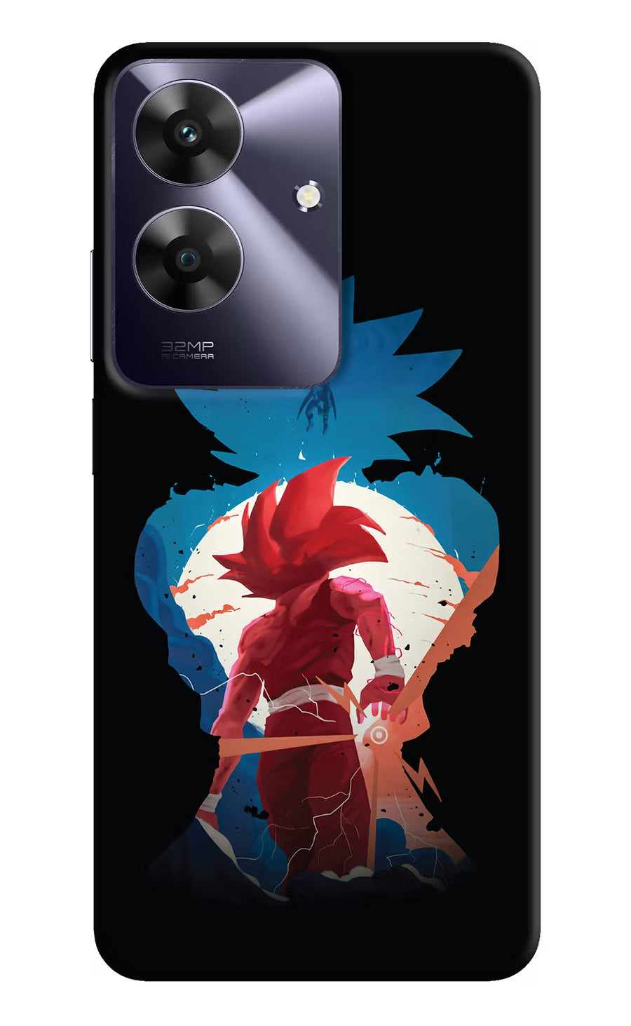 Goku Realme C61 Back Cover, Hard case